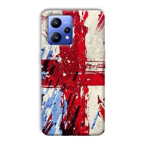 Red Cross Design Phone Customized Printed Back Cover for Realme Narzo 50 Pro