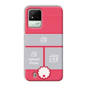 Little Hearts Customized Printed Back Cover for Realme Narzo 50i