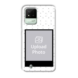 White Background  Customized Printed Back Cover for Realme Narzo 50i