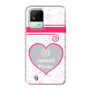 Hearts Customized Printed Back Cover for Realme Narzo 50i
