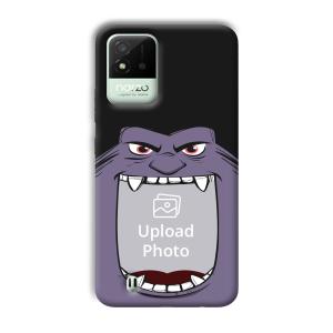 Purple Monster Customized Printed Back Cover for Realme Narzo 50i