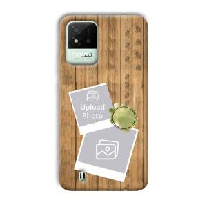 Wooden Photo Collage Customized Printed Back Cover for Realme Narzo 50i