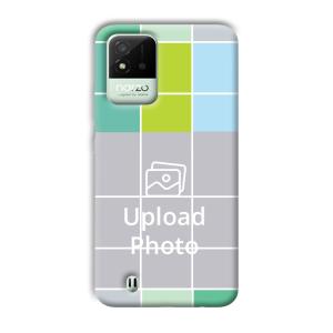 Grid Customized Printed Back Cover for Realme Narzo 50i