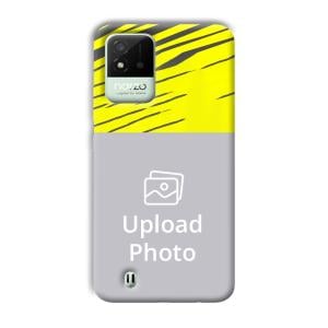 Yellow Lines Customized Printed Back Cover for Realme Narzo 50i