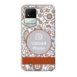 Henna Art Customized Printed Back Cover for Realme Narzo 50i