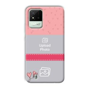 Pinkish Design Customized Printed Back Cover for Realme Narzo 50i