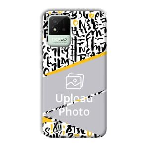 Letters Customized Printed Back Cover for Realme Narzo 50i
