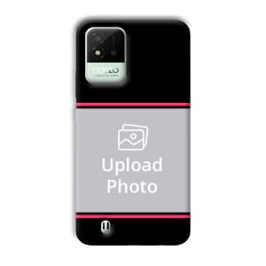 Pink Lines Customized Printed Back Cover for Realme Narzo 50i