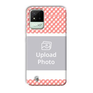 Cloth Pattern Customized Printed Back Cover for Realme Narzo 50i
