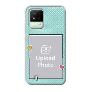 Sky Blue Customized Printed Back Cover for Realme Narzo 50i