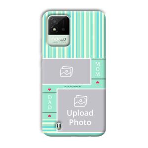 Mom Dad Customized Printed Back Cover for Realme Narzo 50i