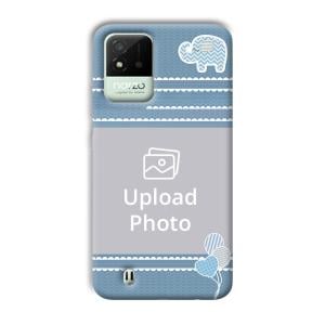 Elephant Customized Printed Back Cover for Realme Narzo 50i