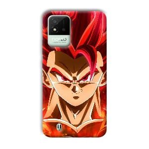 Goku Design Phone Customized Printed Back Cover for Realme Narzo 50i