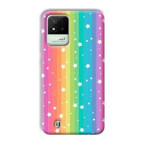 Starry Pattern Phone Customized Printed Back Cover for Realme Narzo 50i