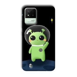 Alien Character Phone Customized Printed Back Cover for Realme Narzo 50i
