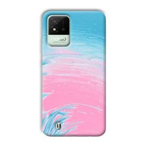 Pink Water Phone Customized Printed Back Cover for Realme Narzo 50i