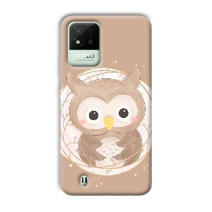 Owlet Phone Customized Printed Back Cover for Realme Narzo 50i