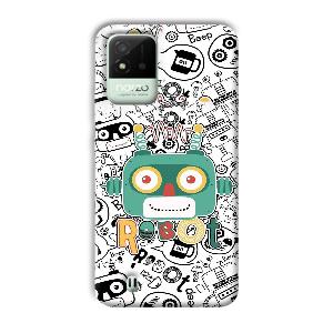 Animated Robot Phone Customized Printed Back Cover for Realme Narzo 50i