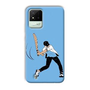 Cricketer Phone Customized Printed Back Cover for Realme Narzo 50i