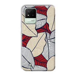 Leafy Pattern Phone Customized Printed Back Cover for Realme Narzo 50i