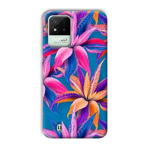 Aqautic Flowers Phone Customized Printed Back Cover for Realme Narzo 50i