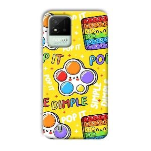Pop It Phone Customized Printed Back Cover for Realme Narzo 50i