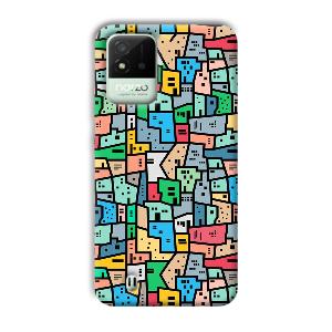 Small Homes Phone Customized Printed Back Cover for Realme Narzo 50i