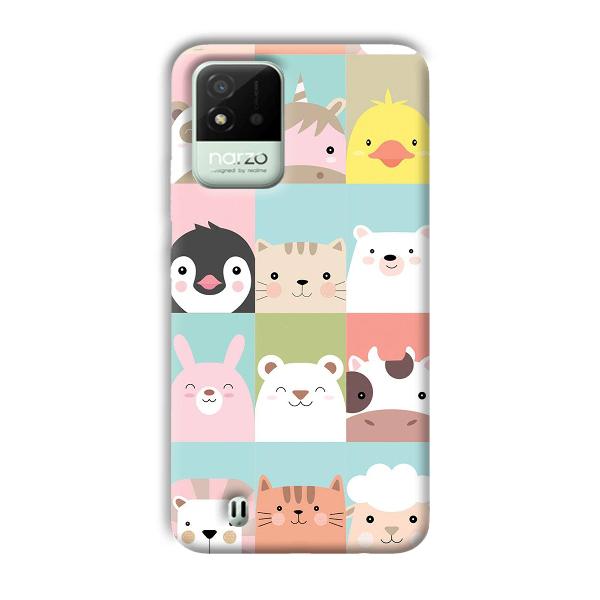 Kittens Phone Customized Printed Back Cover for Realme Narzo 50i