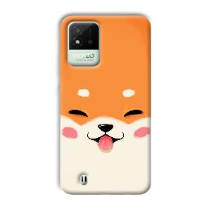 Smiley Cat Phone Customized Printed Back Cover for Realme Narzo 50i