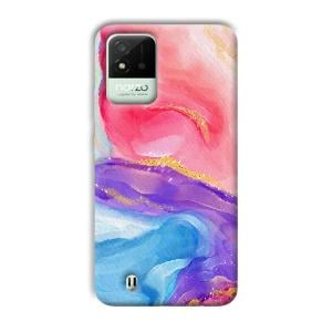 Water Colors Phone Customized Printed Back Cover for Realme Narzo 50i