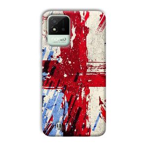 Red Cross Design Phone Customized Printed Back Cover for Realme Narzo 50i