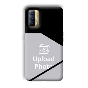 Black Customized Printed Back Cover for Realme X7