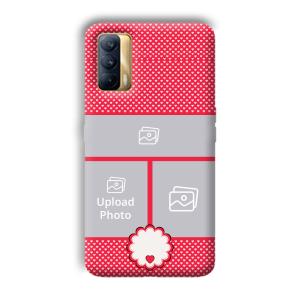 Little Hearts Customized Printed Back Cover for Realme X7