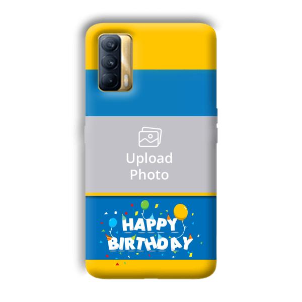 Happy Birthday Customized Printed Back Cover for Realme X7