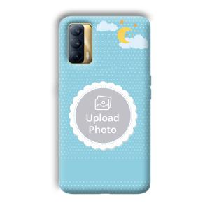 Circle Customized Printed Back Cover for Realme X7
