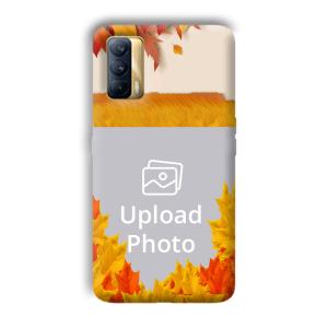 Maple Leaves Customized Printed Back Cover for Realme X7