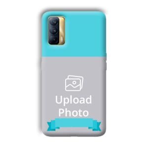 Blue Customized Printed Back Cover for Realme X7