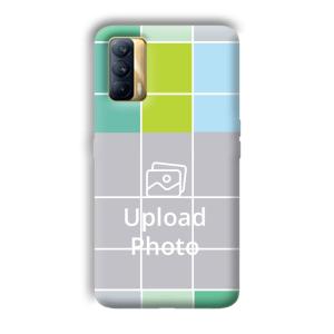 Grid Customized Printed Back Cover for Realme X7