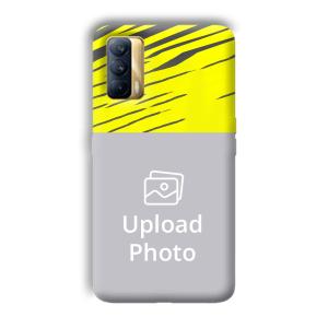 Yellow Lines Customized Printed Back Cover for Realme X7