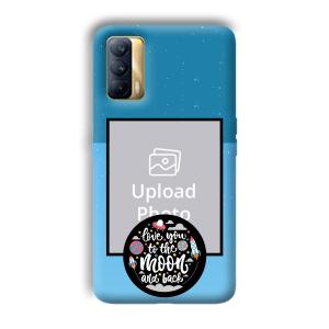Love You Customized Printed Back Cover for Realme X7