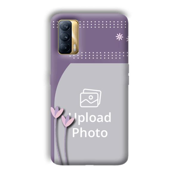Lilac Pattern Customized Printed Back Cover for Realme X7