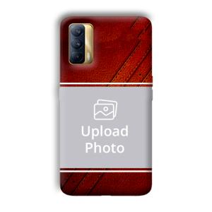 Solid Red Customized Printed Back Cover for Realme X7