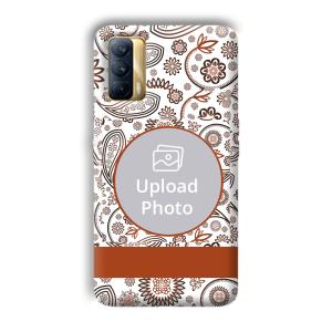 Henna Art Customized Printed Back Cover for Realme X7