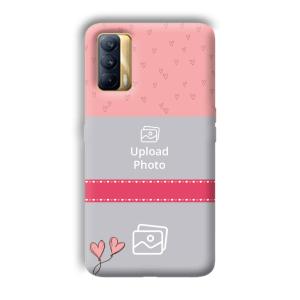 Pinkish Design Customized Printed Back Cover for Realme X7