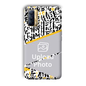 Letters Customized Printed Back Cover for Realme X7