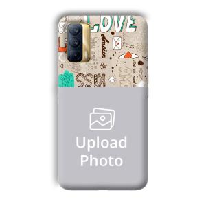 Love Customized Printed Back Cover for Realme X7