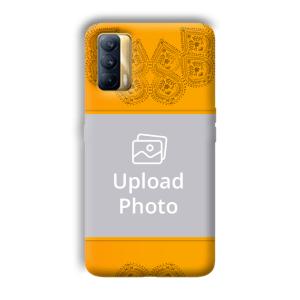 Mehendi Design Customized Printed Back Cover for Realme X7