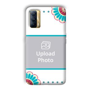 Floral  Customized Printed Back Cover for Realme X7