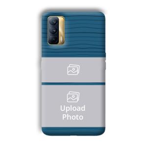 Dark Blue Customized Printed Back Cover for Realme X7