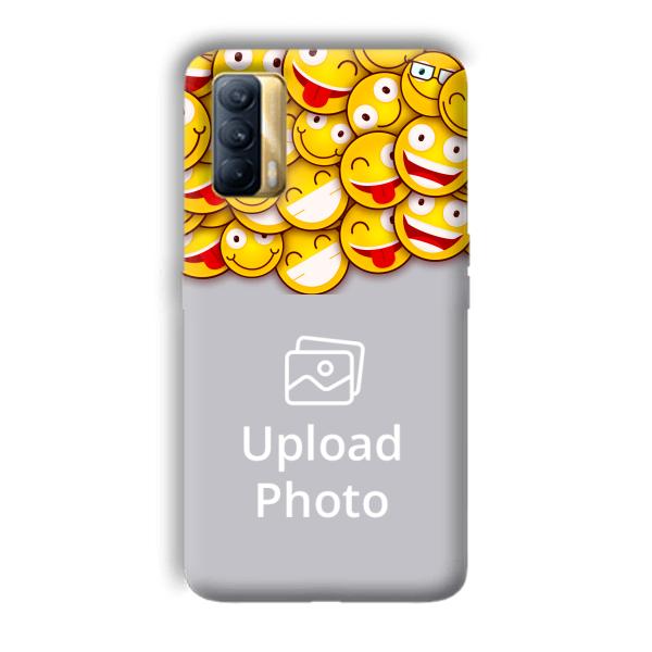 Emojis Customized Printed Back Cover for Realme X7